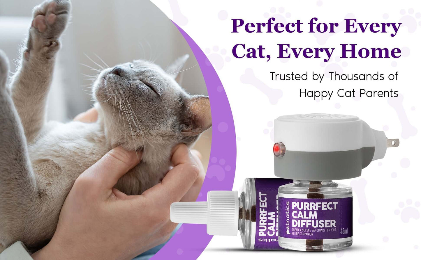 Purrfect Cat Calming Diffuser Kit with 2 Refills